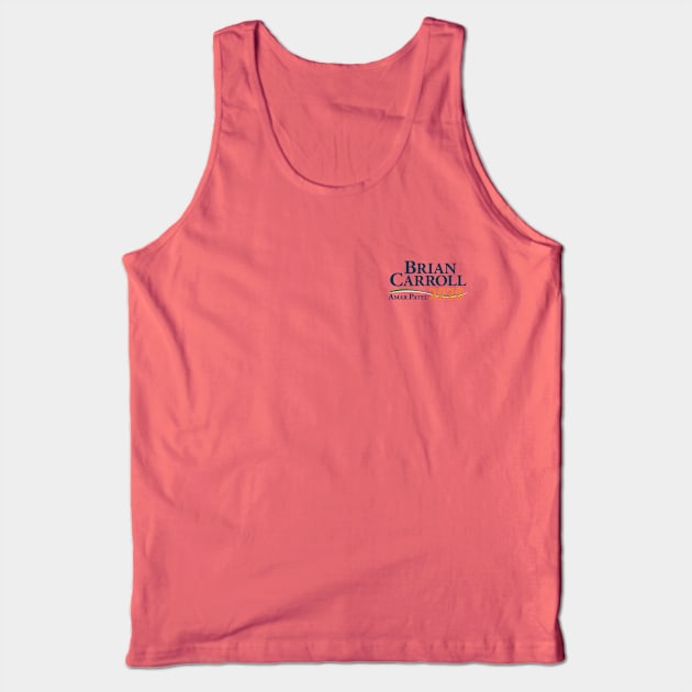 Brian Carroll Amar Patel 2020 Presidential Campaign Logo Tank Top by ASP